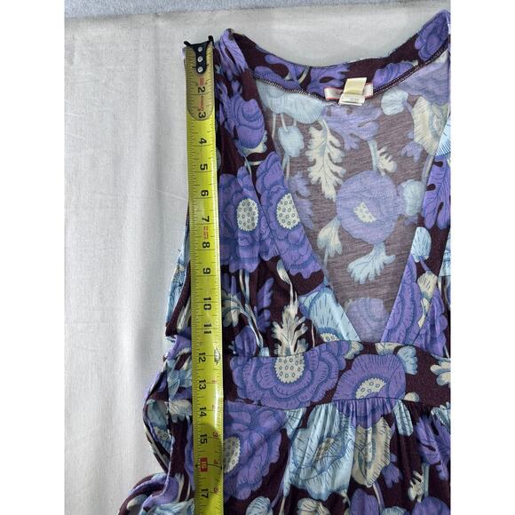 Lux Urban Outfitters Women's sz L Low Cut Floral Sundress Midi Y2K Fall attire - Picture 5 of 8